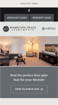 Mobile Screenshot of hamiltontraceapartments.com